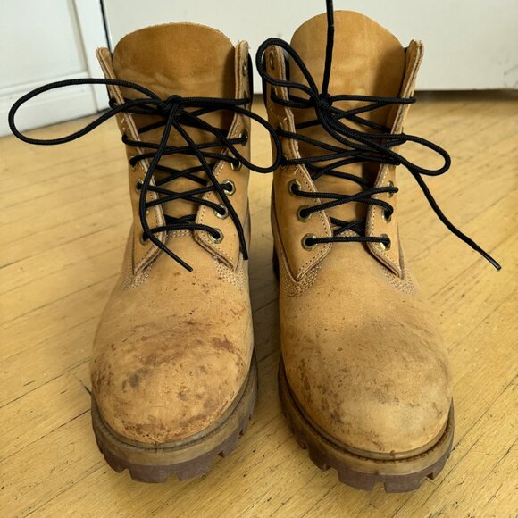 M9/10 Classic Timberland Work Boots In Excellent Condition - Picture 2 of 7